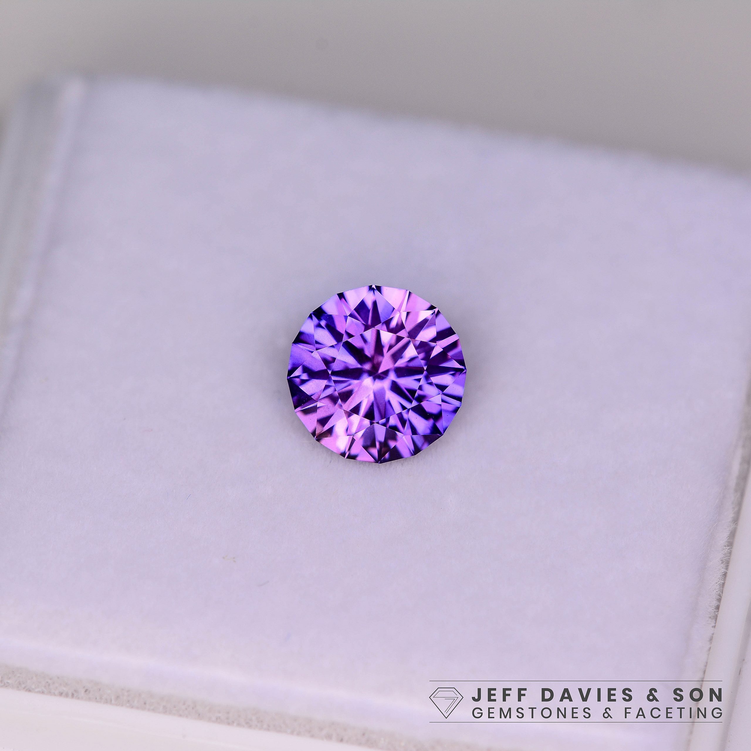 Lab Created Purple Sapphire Czochralski 2.68ct Jeff Davies & Son