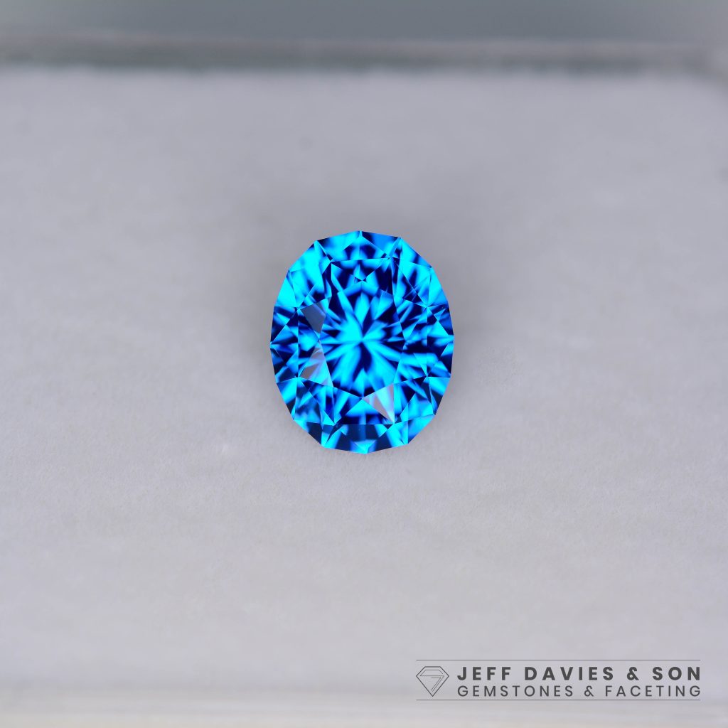 Lab Blue Spinel Flame Fusion 2.69ct Jeff Davies & Son Gemstones