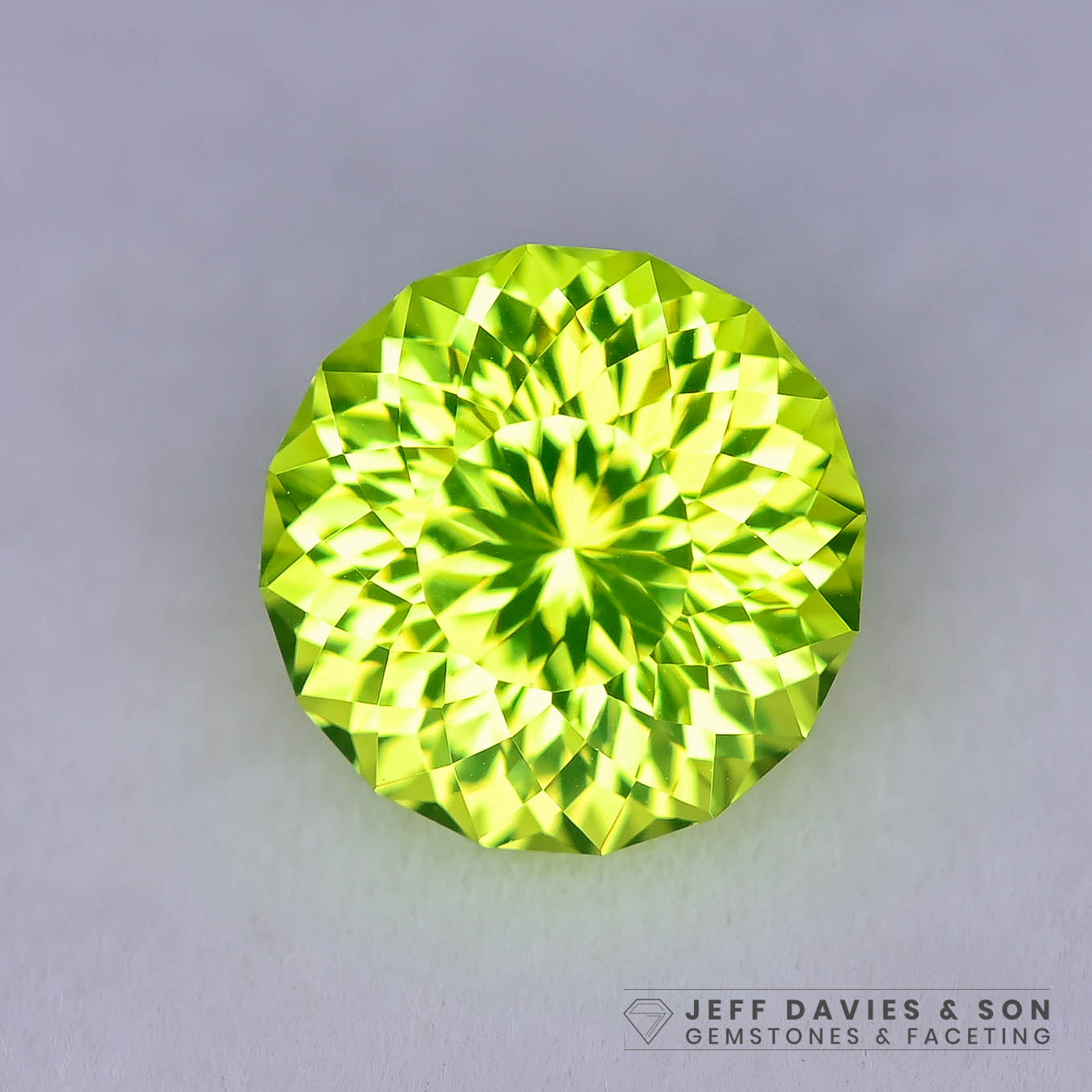 Lab Lumo LuAG Lutetium Aluminum Pulled Czochralski 3.27ct Jeff Davies