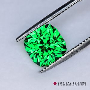 Lab Chrome Green Garnet CTH YAG - Yttrium Aluminum Garnet - pulled Czochralski - 6.68ct