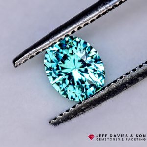 LAB Blue Green (Paraiba Colour) Garnet YAG  -  Yttrium Aluminum Garnet - Pulled Czochralski - 2.23ct
