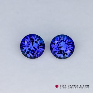 Lab Royal Blue Sapphire - Pulled Czochralski - 2.20tcw - 6 mm Pair