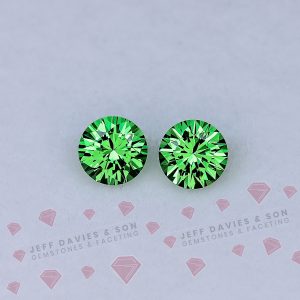 LAB Vanadium YAG - Yttrium Aluminum Garnet - Pulled Czochralski - 0.75tcw - 4 mm Pair