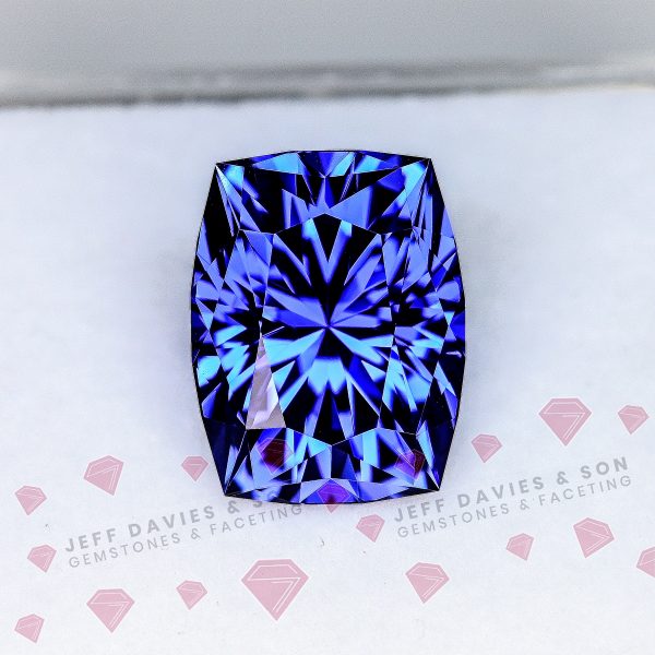 Lab Royal Blue Sapphire – Pulled Czochralski – 18.19ct - Jeff
