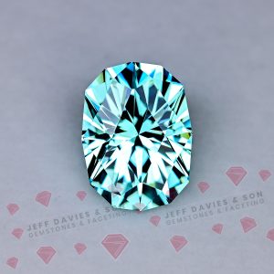 LAB Blue Green (Paraiba Colour) Garnet YAG  -  Yttrium Aluminum Garnet - Pulled Czochralski - 6.77ct