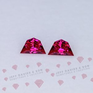 Lab Bright Red Ruby Side Stone - 1.01tcw Pair