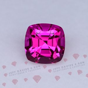 Lab Hot Pink Sapphire - Precision step cut - 3.17ct