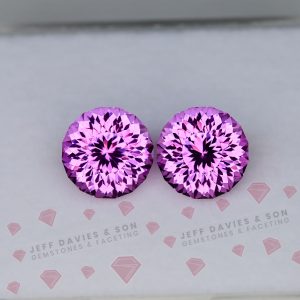 Lab Pink Sapphire - Pulled Czochralski - 8.92tcw Pair