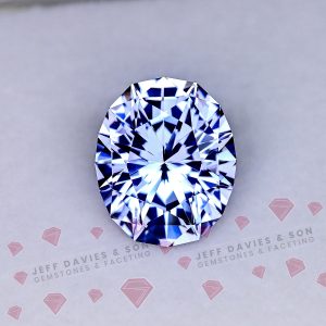 Lab Periwinkle Blue Sapphire - Pulled Czochralski - 6.61ct