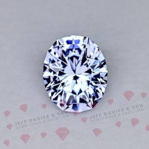 Lab Periwinkle Blue Sapphire - Pulled Czochralski - 3.21ct